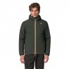 K-Way Giacca Con Cappuccio Stretch Warm Reversibile Verde Uomo