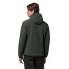 K-Way Giacca Con Cappuccio Stretch Warm Reversibile Verde Uomo
