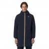 K-Way Giacca Cappuccio Stretch Warm Reversibile Blu Uomo