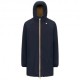 K-Way Giacca Cappuccio Stretch Warm Reversibile Blu Uomo