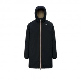 K-Way Giacca Con Cappuccio Stretch Warm Reversibile Ner Uomo
