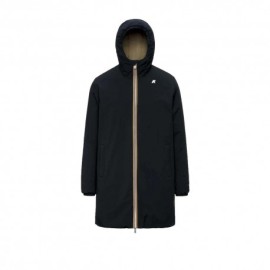 K-Way Giacca Con Cappuccio Stretch Warm Reversibile Ner Uomo