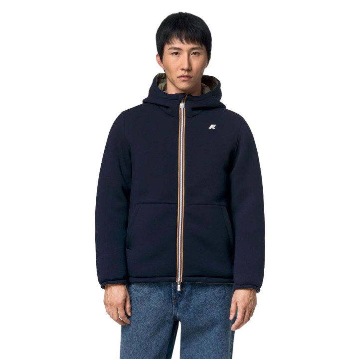 K-Way Giacca Spacer Blu Uomo
