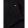 Tommy Hilfiger Soft Wool Cable 100% Lana Nero Donna
