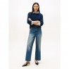 Tommy Hilfiger Soft Wool Cable 100% Lana Blu Donna