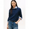 Tommy Hilfiger Soft Wool Cable 100% Lana Blu Donna