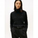 Tommy Hilfiger Soft Woll 100% Lana Dolcevita Nero Donna