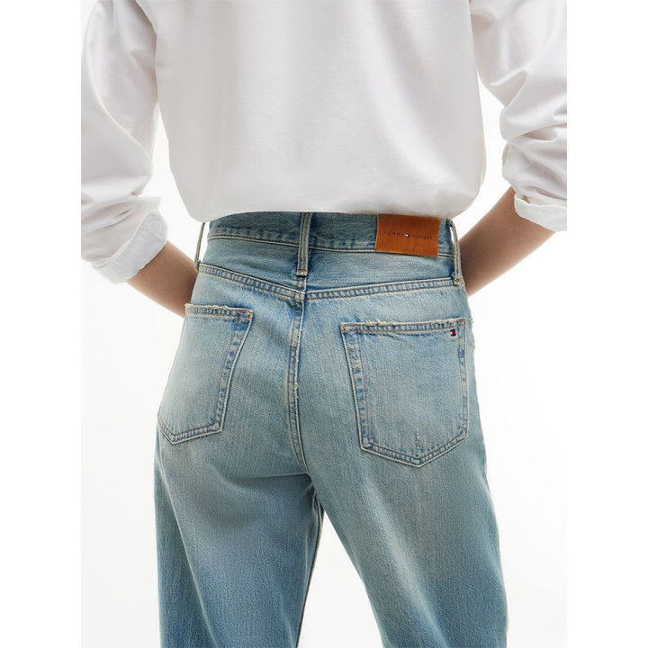 Tommy Hilfiger Jeans Sarah High Rise Straight Rio Azzurro Donna