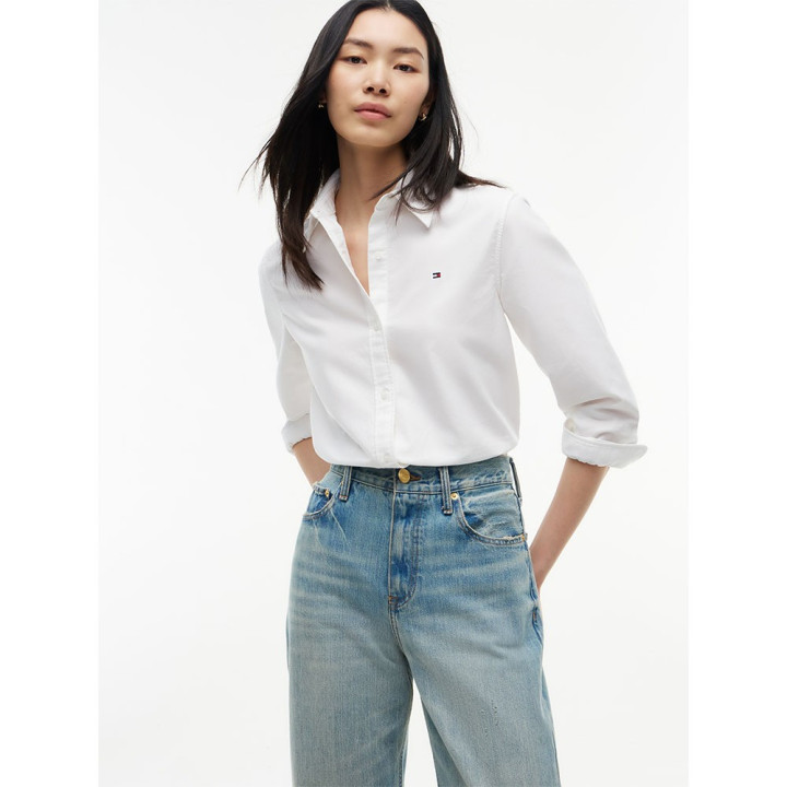 Tommy Hilfiger Jeans Sarah High Rise Straight Rio Azzurro Donna