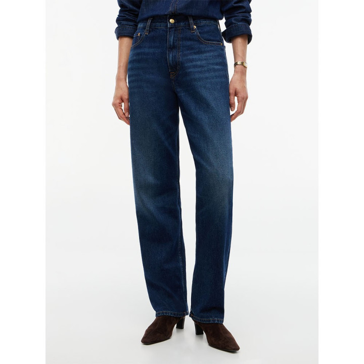 Tommy Hilfiger Jeans Sarah High Rise Straight Blu Donna