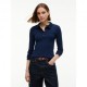 Tommy Hilfiger Polo Rib Blu Donna