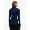 Tommy Hilfiger Polo Rib Blu Donna