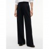 Tommy Hilfiger Pantaloni Viscosa Wide Leg Nero Donna