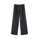 Tommy Hilfiger Pantaloni Viscosa Wide Leg Grigio Donna