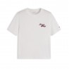 Tommy Hilfiger T-Shirt Script New Reg Bianco Donna