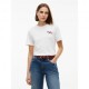 Tommy Hilfiger T-Shirt Script New Reg Bianco Donna