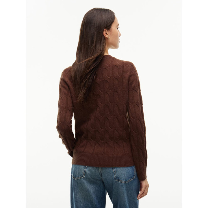 Tommy Hilfiger Soft Wool Cable 100% Lana Moro Donna