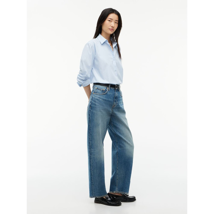 Tommy Hilfiger Jeans Quinn Mid Rise Barrel Blu Donna