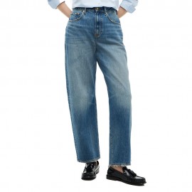 Tommy Hilfiger Jeans Quinn Mid Rise Barrel Blu Donna