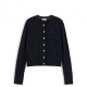 Tommy Hilfiger Cardigan Soft Wool 100% Lana Nero Donna