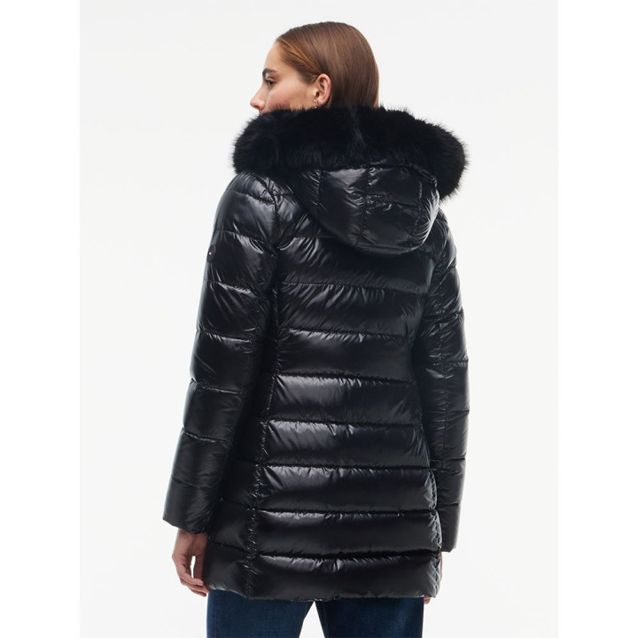 Tommy Hilfiger Piumino Glossy Down Coat Nero Donna
