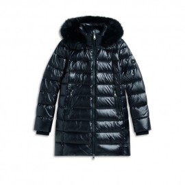 Tommy Hilfiger Piumino Glossy Down Coat Nero Donna