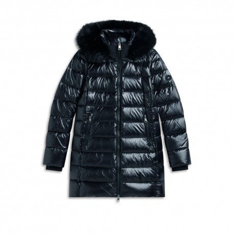 Tommy Hilfiger Piumino Glossy Down Coat Nero Donna