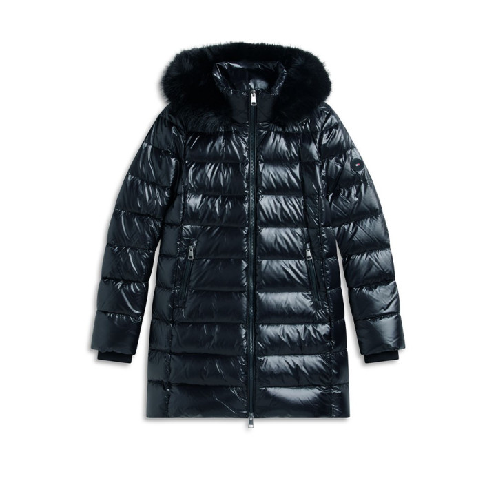 Tommy Hilfiger Piumino Glossy Down Coat Nero Donna