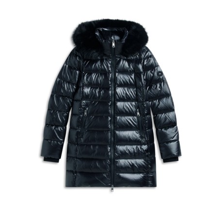 Tommy Hilfiger Piumino Glossy Down Coat Nero Donna