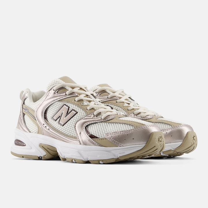 New Balance 530 Mesh Bianco Oro - Sneakers Donna