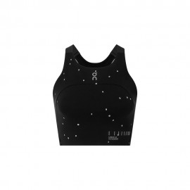 On Performance Crop Lumos Nero Eclipse Donna