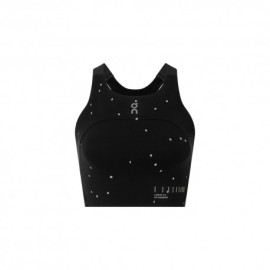 On Performance Crop Lumos Nero Eclipse Donna