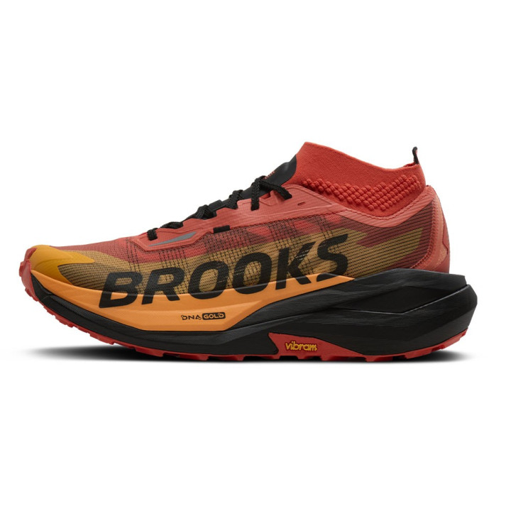 Brooks Cascadia Elite Tigerlily Nero Arancio - Scarpe Trail Running Uomo