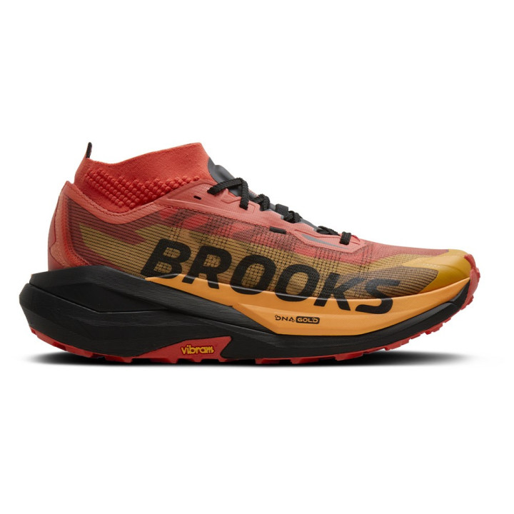 Brooks Cascadia Elite Tigerlily Nero Arancio - Scarpe Trail Running Uomo