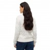 Tommy Hilfiger Soft Wool Cable 100% Lana Bianco Donna