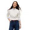 Tommy Hilfiger Soft Wool Cable 100% Lana Bianco Donna