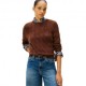 Tommy Hilfiger Soft Wool Cable 100% Lana Moro Donna