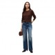 Tommy Hilfiger Soft Wool Cable 100% Lana Moro Donna