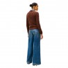 Tommy Hilfiger Soft Wool Cable 100% Lana Moro Donna