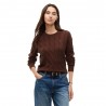 Tommy Hilfiger Soft Wool Cable 100% Lana Moro Donna