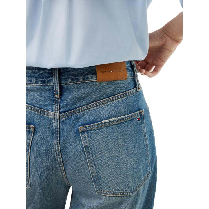 Tommy Hilfiger Jeans Sarah High Rise Straight Rio Azzurro Donna