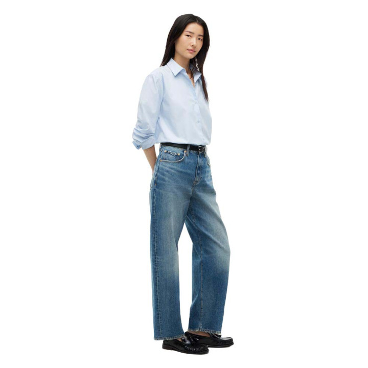 Tommy Hilfiger Jeans Sarah High Rise Straight Rio Azzurro Donna