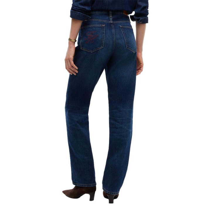 Tommy Hilfiger Jeans Sarah High Rise Straight Blu Donna
