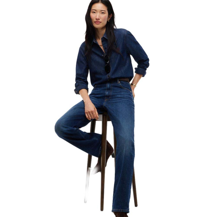 Tommy Hilfiger Jeans Sarah High Rise Straight Blu Donna