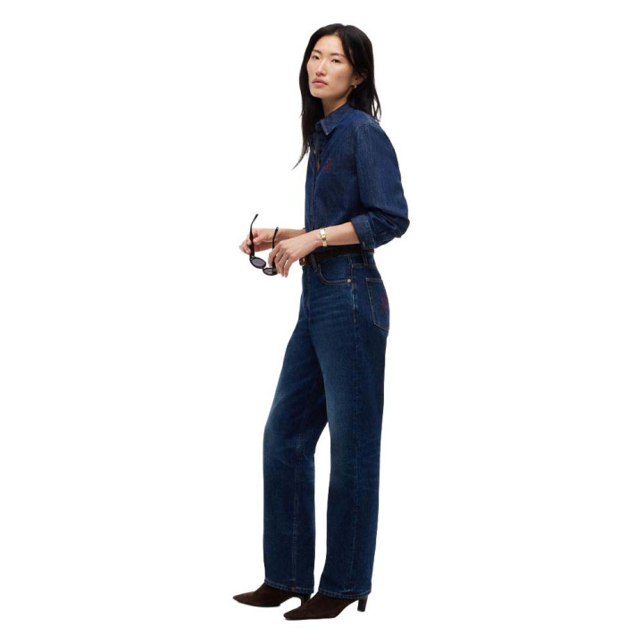 Tommy Hilfiger Jeans Sarah High Rise Straight Blu Donna