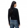 Tommy Hilfiger Cardigan Soft Wool 100% Lana Nero Donna