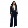 Tommy Hilfiger Piumino Corto Gloss Nero Donna