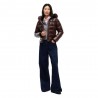 Tommy Hilfiger Piumino Corto Gloss Moro Donna