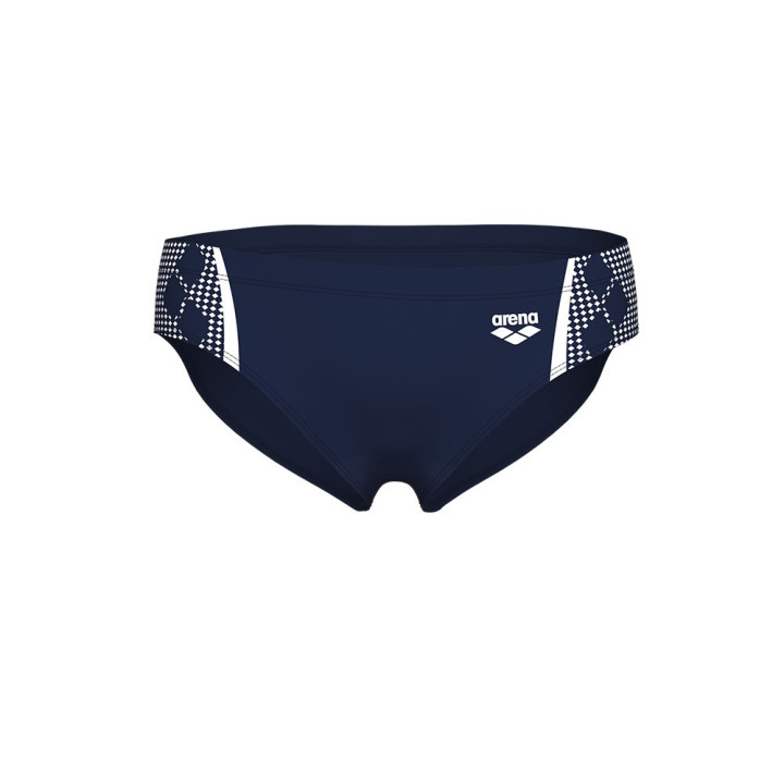 Arena Costume Piscina Slip Graphic Navy Bianco Uomo