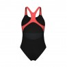 Arena Costume Piscina Lily Con Reggiseno Interno Nero Corallo Donna